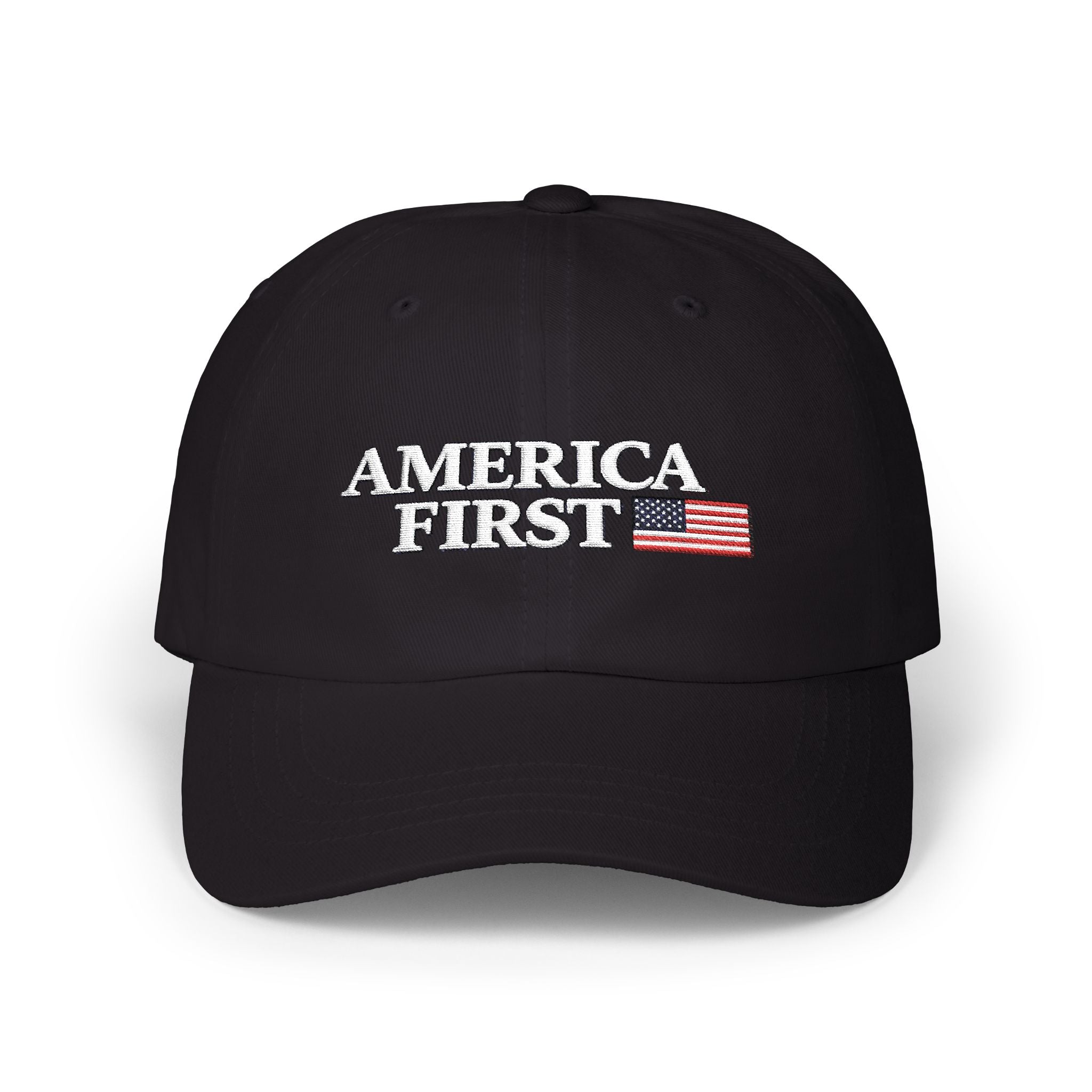 America First/Massie 2028 Dad Cap (Black, Embroidered)