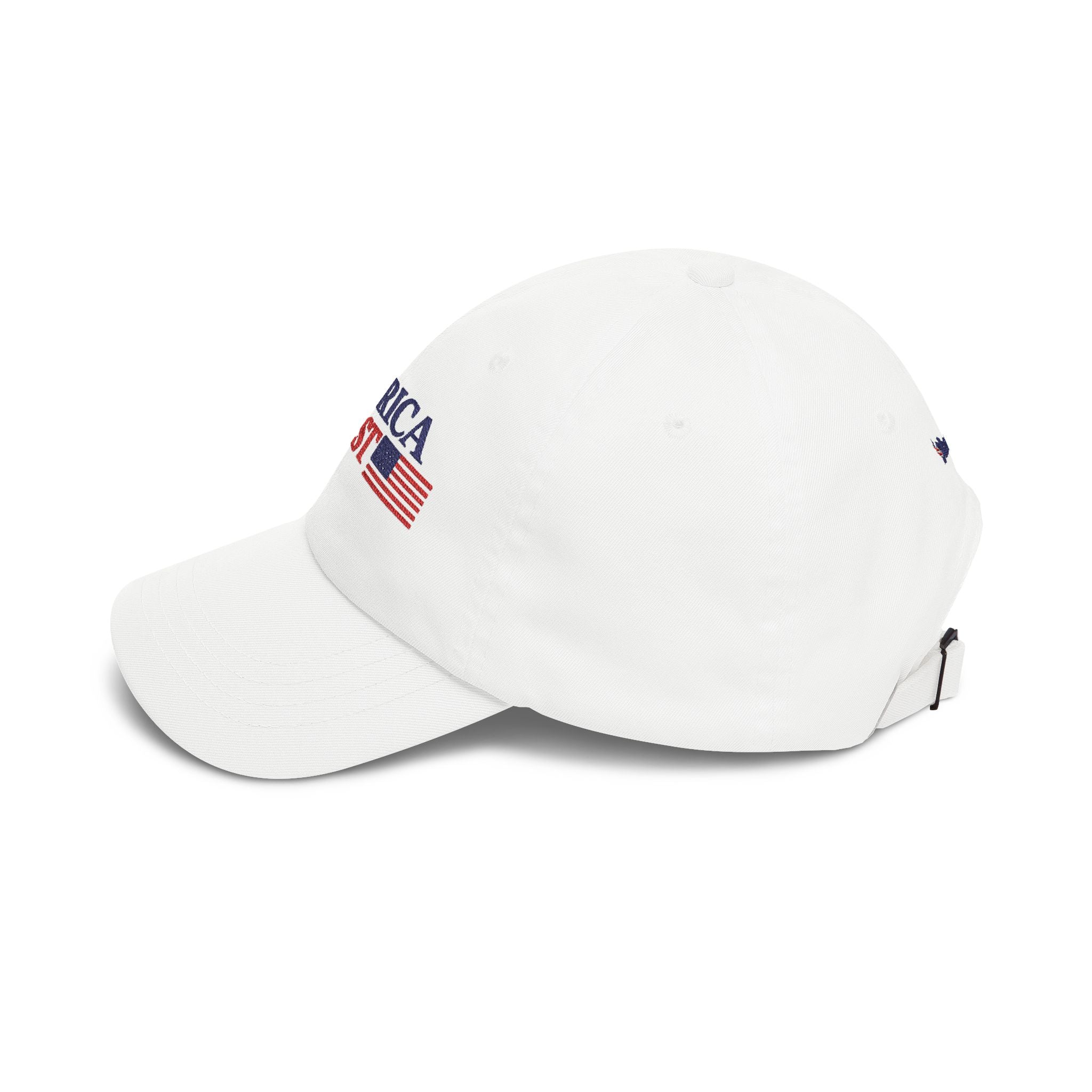 America First/Massie 2028 Dad Cap (White/Stone/Khaki, Embroidered)