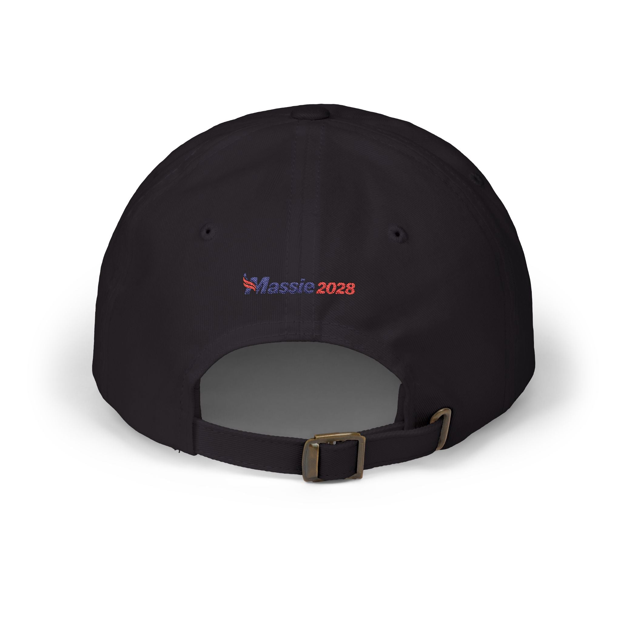 America First/Massie 2028 Dad Cap (Black, Embroidered)