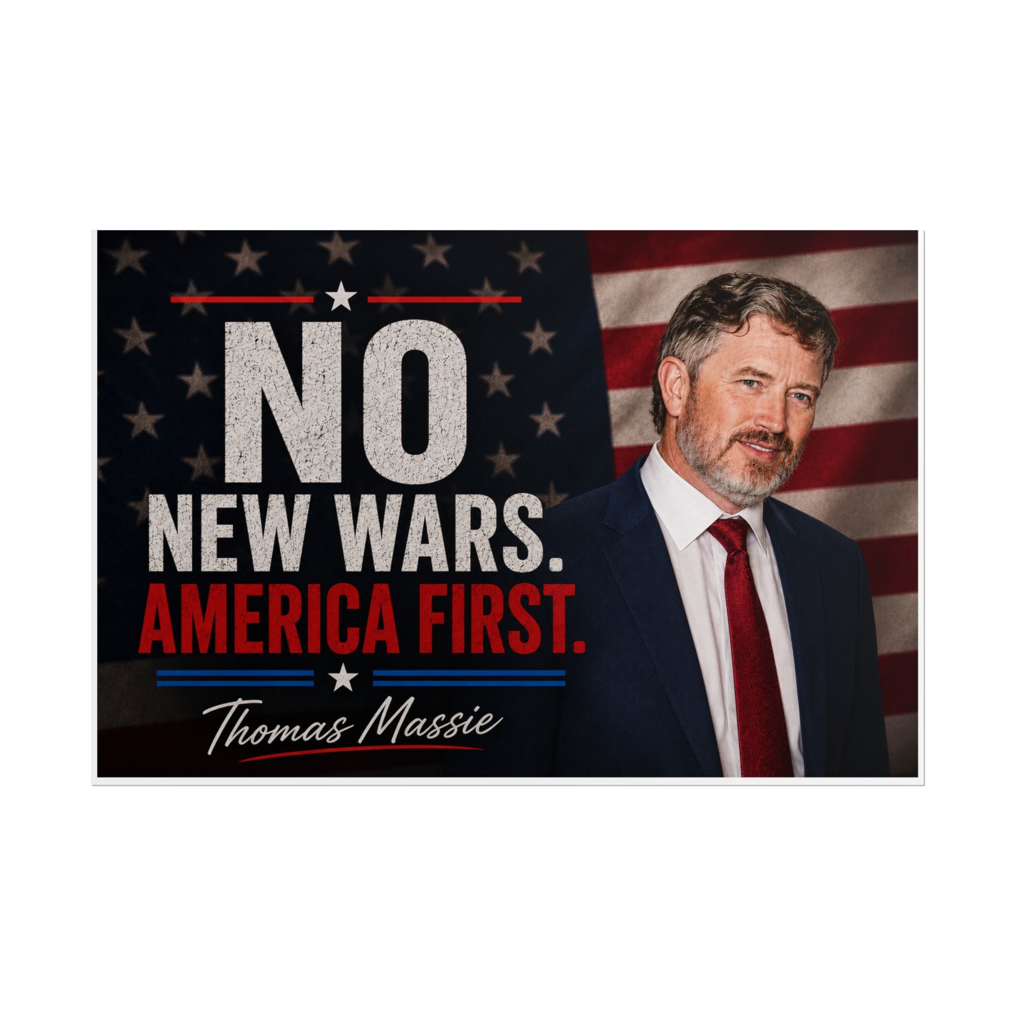 No New Wars America First Poster