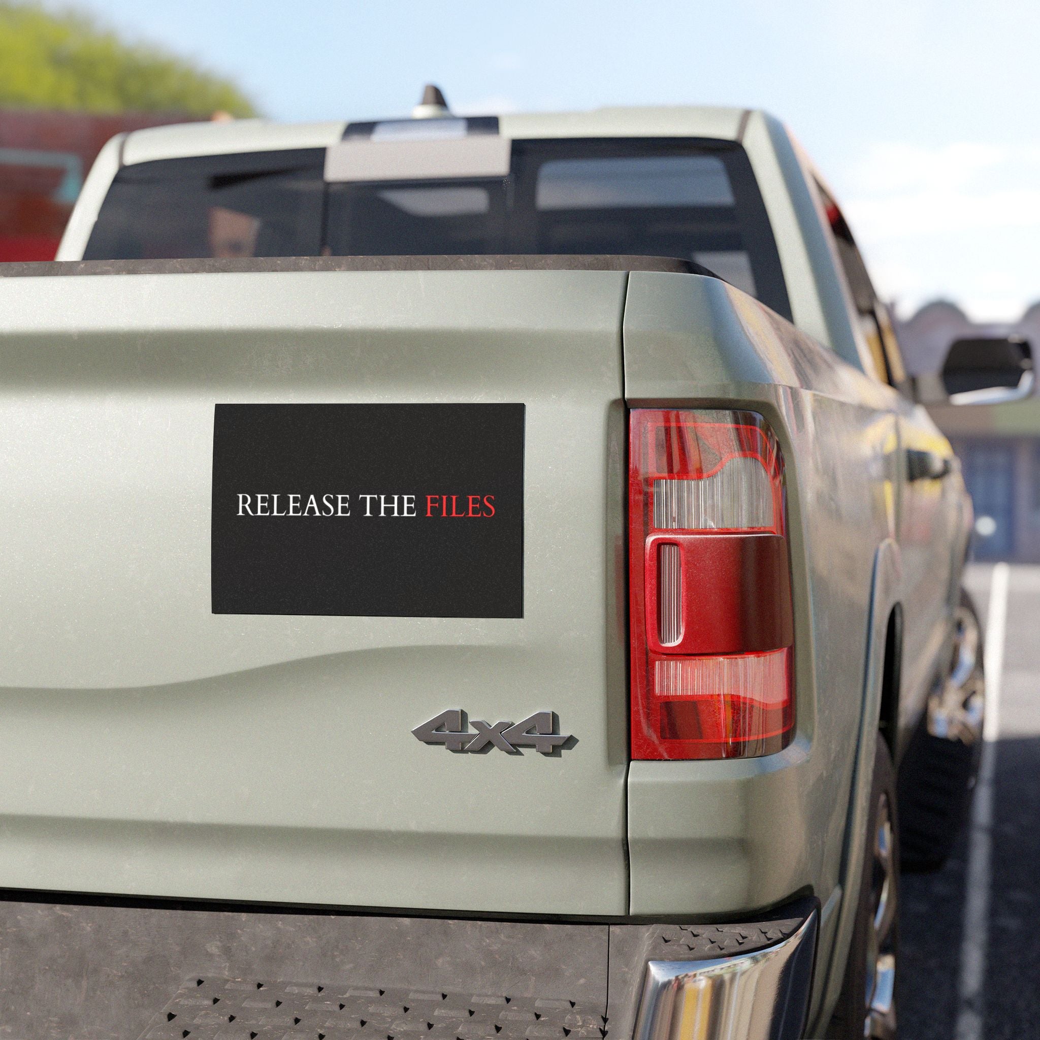 Release the Files - Car Magnet