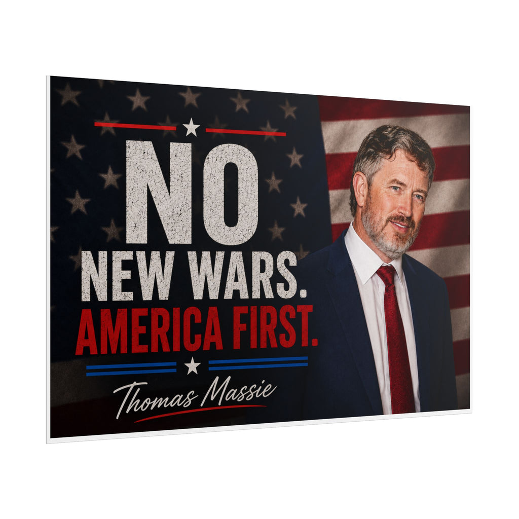 No New Wars America First Poster