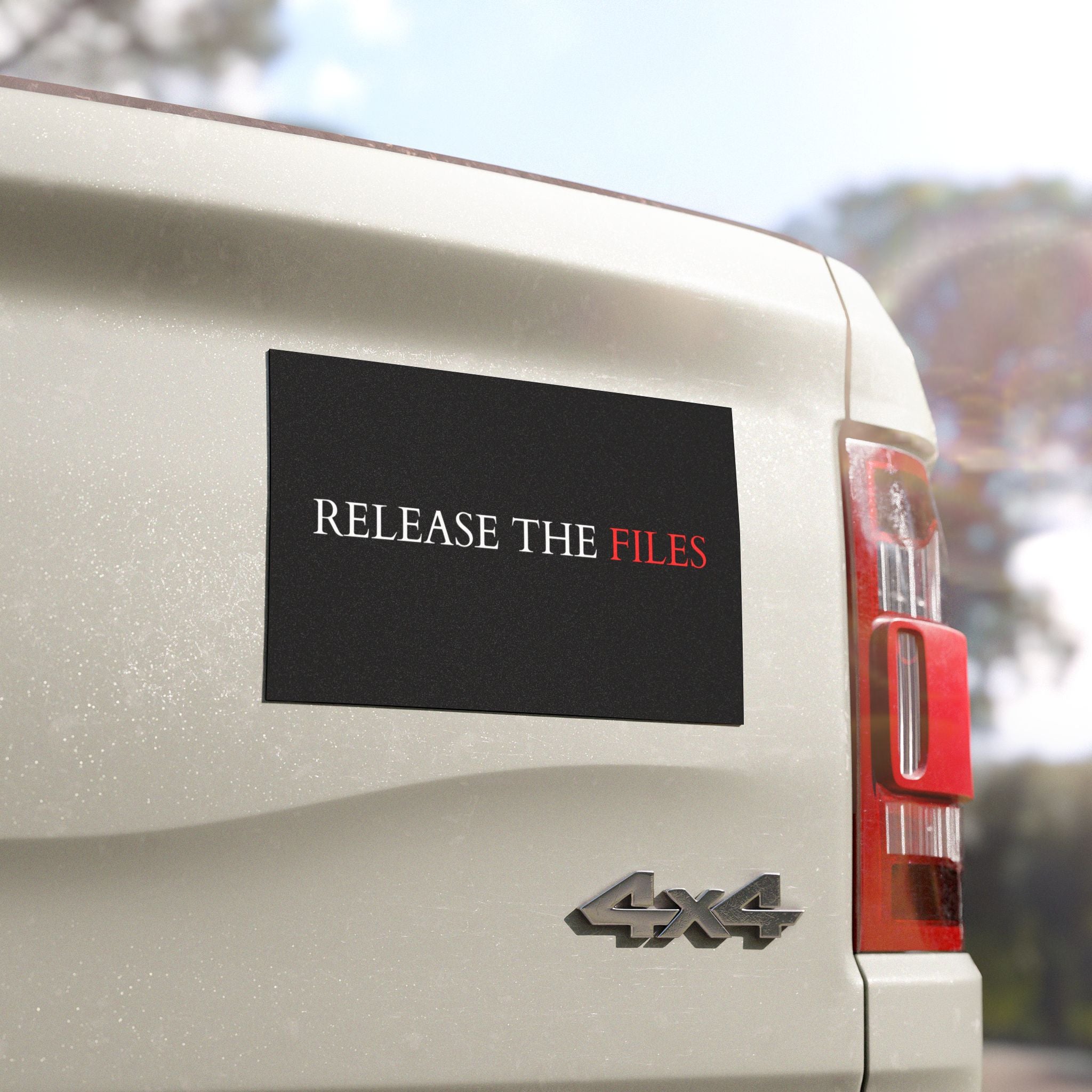 Release the Files - Car Magnet