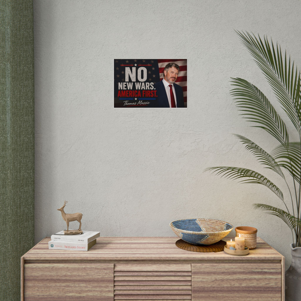 No New Wars America First Poster