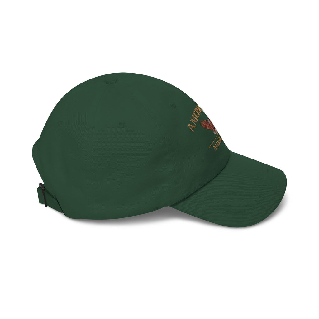 America First/Massie 2028 Dad Cap (Forest Green, Embroidered)